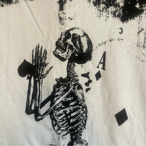 Sublime Ace Of Spades Playing Card Skeleton Praying Tank - Picture 4 of 9